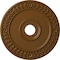 Ekena Millwork Wreath Ceiling Medallion (Fits Canopies up to 6"), 21 1/8"OD x 3 5/8"ID x 7/8"P, Smokey Topaz CM21WRSTF - alternate 1